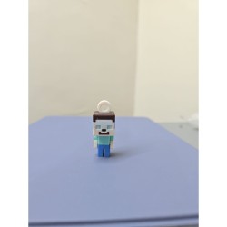 Minecraft Steve Figür Anahtarlık 4 Adet